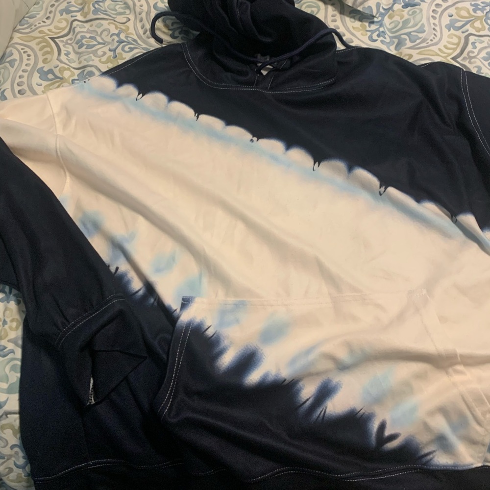 Belinda XL Sweatshirt navy, baby blue and ivory